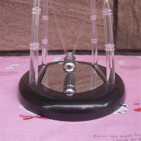 Desk Pendulum Toy with mirror newtons cradle steel