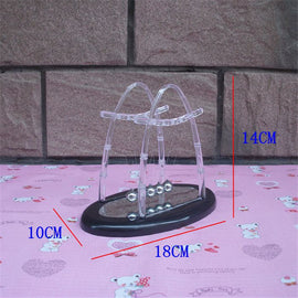 Desk Pendulum Toy with mirror newtons cradle steel