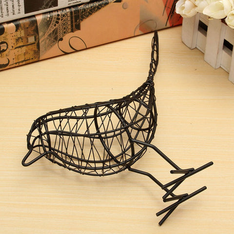 Wire Iron Bird Model Desktop Décor