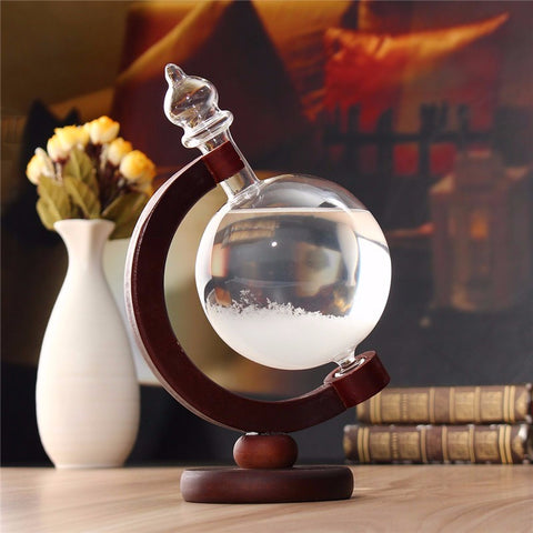 Forecast Crystal  Glass Base Globe