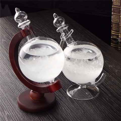 Forecast Crystal  Glass Base Globe