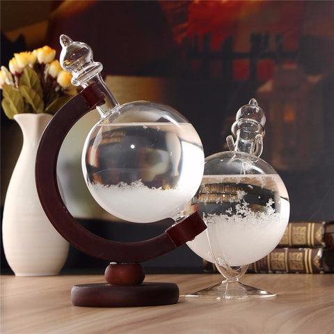 Forecast Crystal  Glass Base Globe