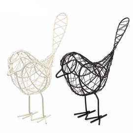 Wire Iron Bird Model Desktop Décor